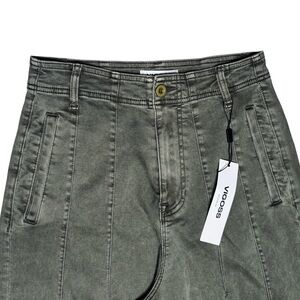 Vigoss Olive High Rise Darted Stretch Women’s Pants Trousers Size 28